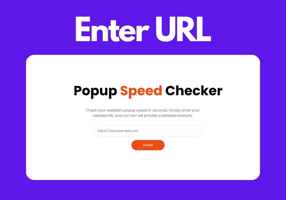 Use the Popup Speed Checker